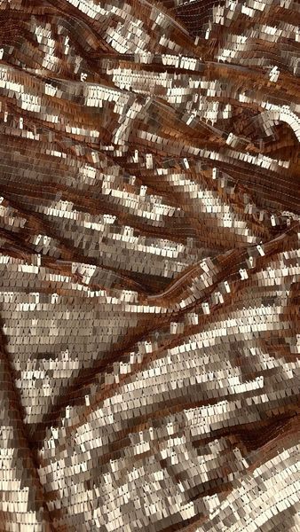 Пайеточная ткань на сетке палочка (матовое золото), 341 матовое золото 341 в интернет-магазине  IrisTextil